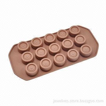 Dimpled Round Silicone Chocolate Molds